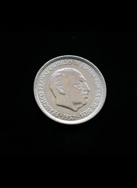 Ispanija, 5 pesetos 1957m *65