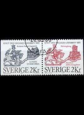 Švedija, pilna serija, MiNr 1334-1335 Used (O) G