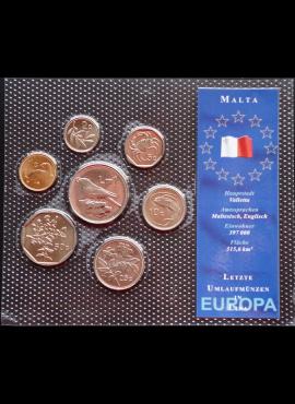 Malta, monetų rinkinys UNC
