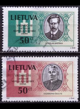Lietuva, pilna serija MiNr 632-633 Used(O) Vx2