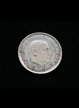 Ispanija, 25 pesetos 1957m *58