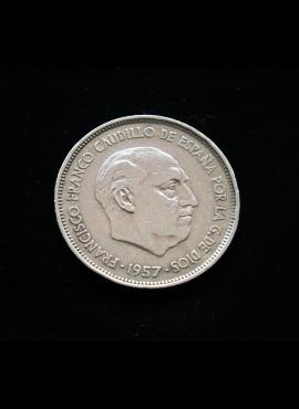 Ispanija, 25 pesetos 1957m *59