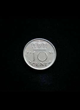 Nyderlandai, 10 centų 1959m