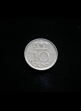 Nyderlandai, 10 centų 1969m