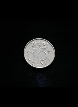 Nyderlandai, 10 centų 1970m