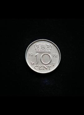 Nyderlandai, 10 centų 1972m
