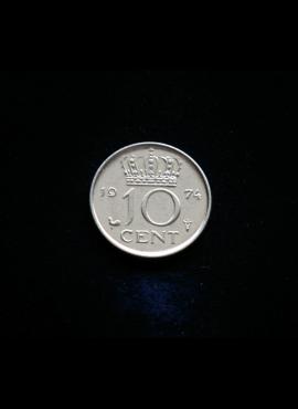 Nyderlandai, 10 centų 1974m