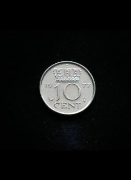 Nyderlandai, 10 centų 1977m