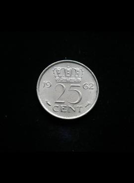 Nyderlandai, 25 centai 1962m