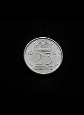 Nyderlandai, 25 centai 1963m