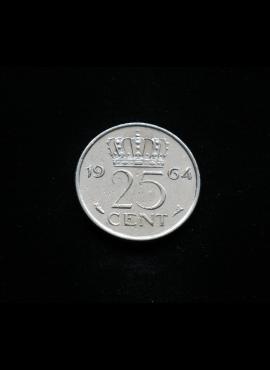 Nyderlandai, 25 centai 1964m