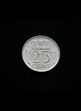 Nyderlandai, 25 centai 1967m