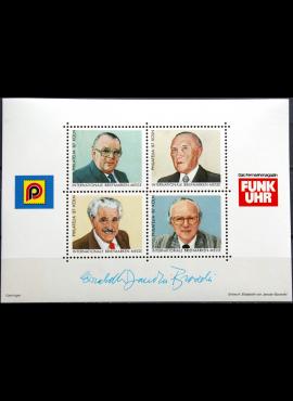 Vokietija, 1987m suvenyriniai pašto ženklai MNH**