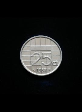 Nyderlandai, 25 centai 1987m