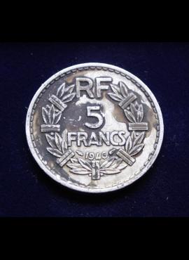 Prancūzija, 5 frankai 1946m