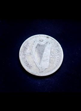 Airija, SIDABRINIS 1 šilingas 1928m E