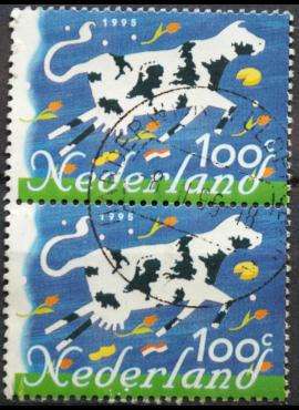 Nyderlandai, vertikali pora, MiNr 1531 Used (O)