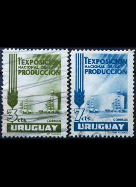 Urugvajus, pilna serija ScNr 622-623 Used(O) E