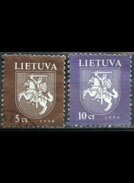 Lietuva, pilna serija MiNr 553-554 Used(O) V