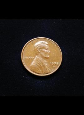 JAV, 1 centas 1973m-D 
