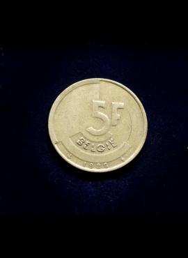 Belgija (Belgie), 5 frankai, 1986m