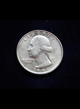 JAV, 25 centai 1990m-P