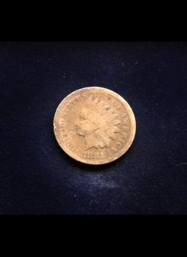 JAV, 1 centas 1881m E