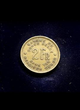 Belgijos Kongas, 2 frankai 1947m E
