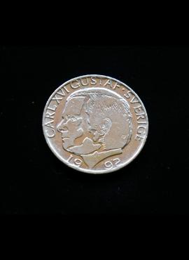 Švedija, 1 krona 1992m E