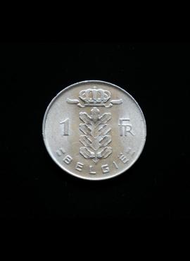 Belgija (Belgie), 1 frankas, 1975m