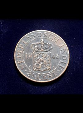 Nyderlandų Rytų Indija, 2 1/2 cento 1945m E