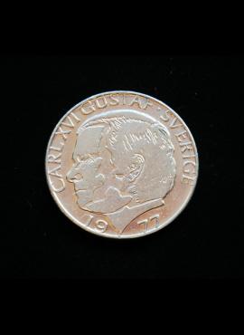 Švedija, 1 krona 1977m