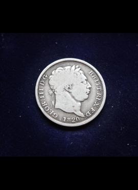 Didžioji Britanija, SIDABRINIS 1 šilingas 1820m E