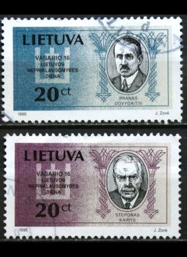 Lietuva, pilna serija MiNr 573-574 Used(O) V