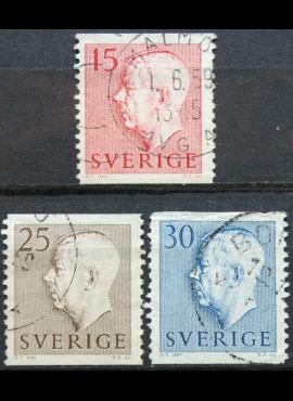 Švedija, MiNr 425, 426-427 Used (O) 