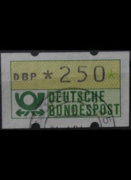 Vokietija, pašto automatų ženklas MiNr 1 Used(O)