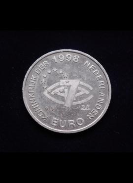 Nyderlandai, 1 euro/ekiu žetonas 1998m E