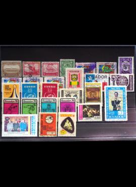 Virš 25 vnt. Ekvadoro pašto ženklų pakuotė HF023 E