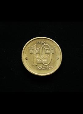 Švedija, 10 kronų 1993m