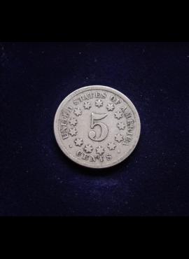 JAV, 5 centai 1867m E