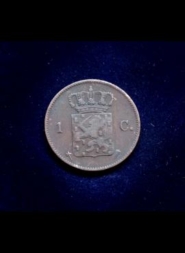 Nyderlandai, 1 centas 1875m E