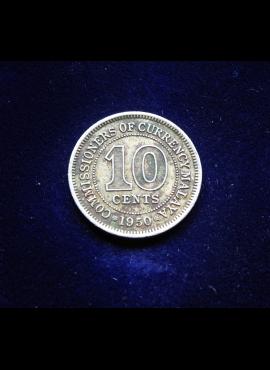 Malaja, 10 centų 1950m E