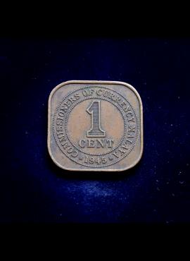 Malaja, 1 centas 1945m E