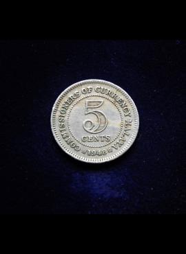 Malaja, 5 centai 1948m E