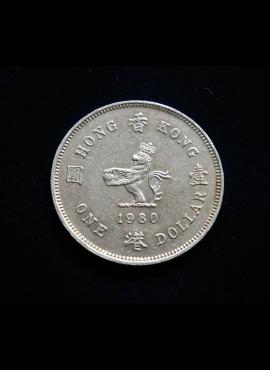 Honkongas, 1 doleris 1980m