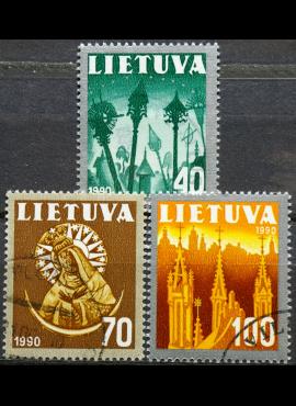 Lietuva pilna serija MiNr 474-476 Used(O)