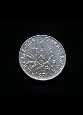 Prancūzija, 1 frankas, 1977m