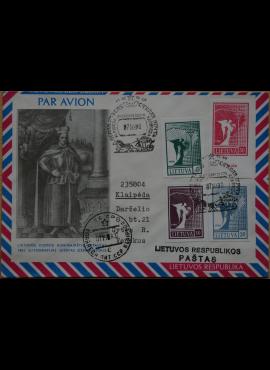 Lietuva, 1990m oro pašto vokas G