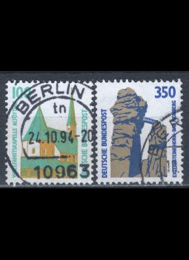 Vokietija, pilna serija MiNr 1406-1407 A Used (O)