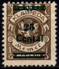 Klaipėda (Memel), MiNr 220I MH*